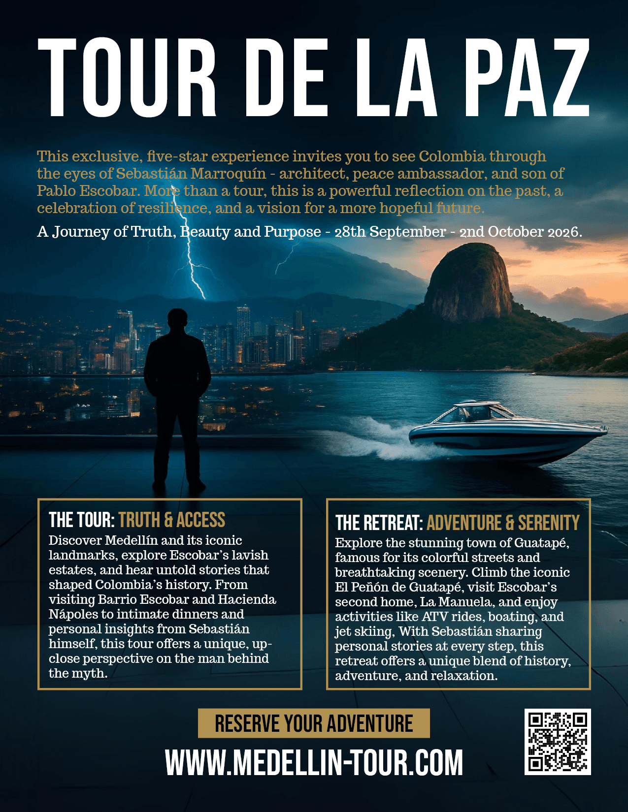 Medellin Tours US Magazine Ad portfolio visual