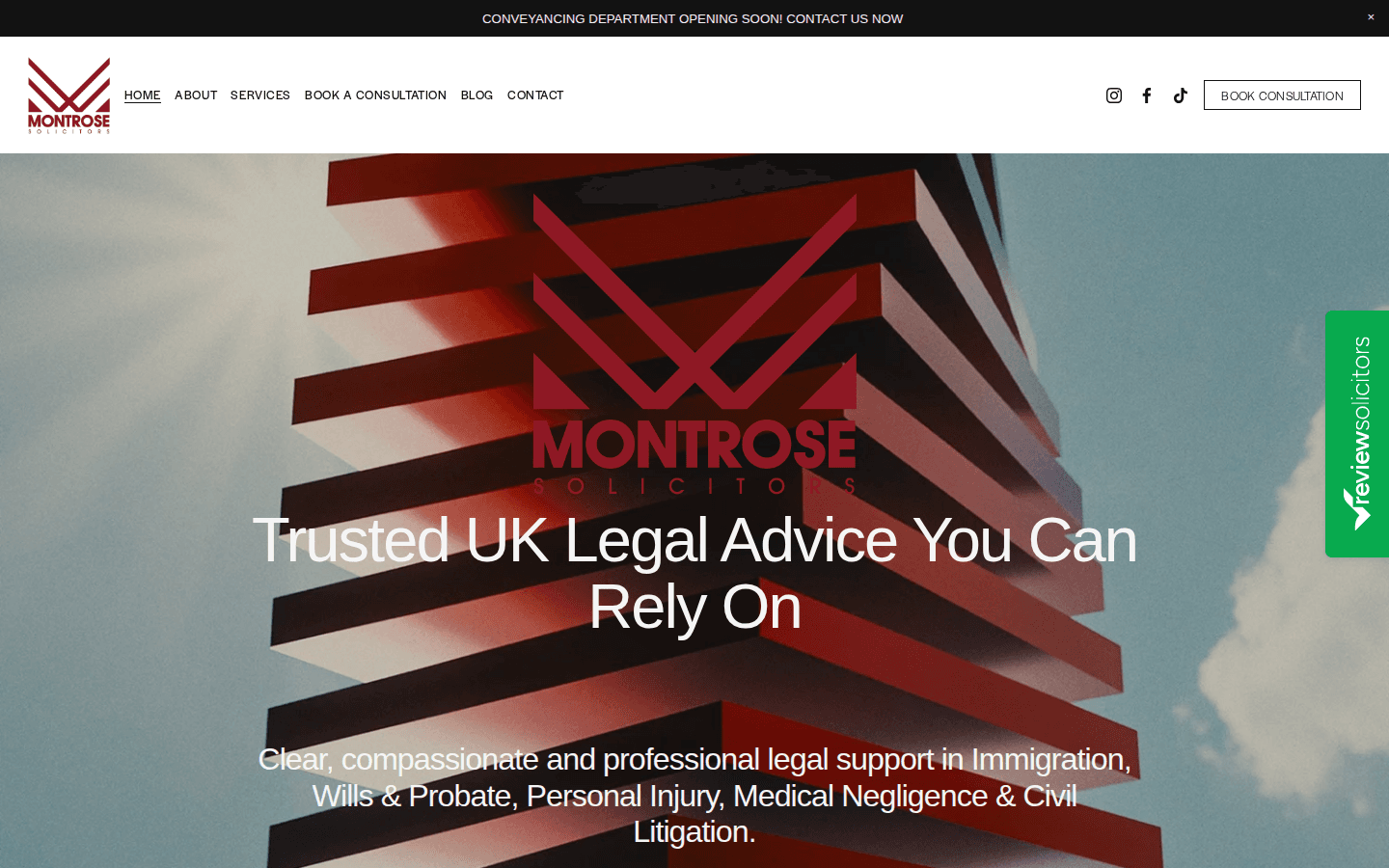Montrose Solicitors portfolio visual